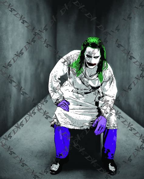 Joker Colorful Snyder Cut Joker Jared Leto Joker Etsy