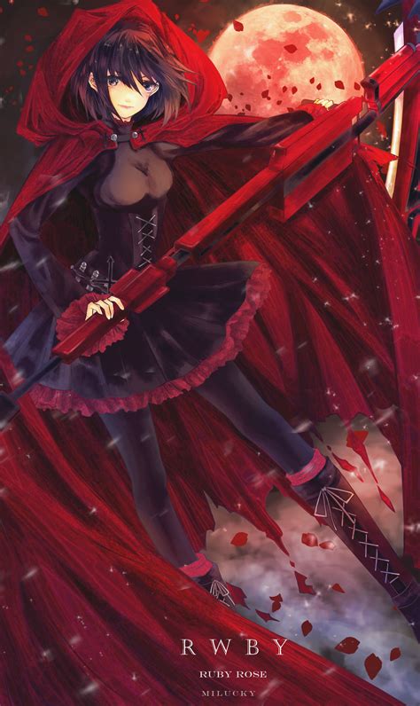 Ruby rose, toz adında süper bir tozun bulunduğu bir dünyada yaşamaktadır. Ruby Rose - RWBY | page 6 of 19 - Zerochan Anime Image Board