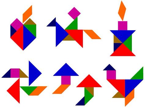 Tangram Paper Piecing Quilt Patterns Origami Pixel Printables