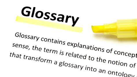 How To Write A Glossary For A Report With Examples Bka Content