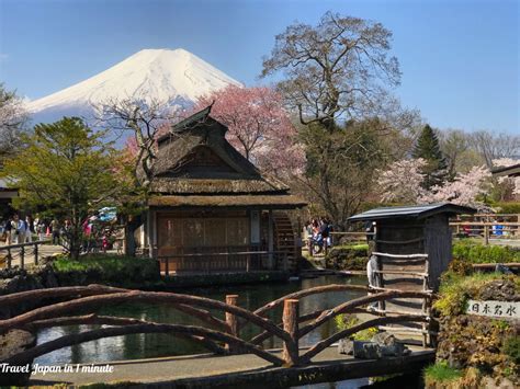 Oshino Hakkai Village And Mt Fuji Minute Traveller