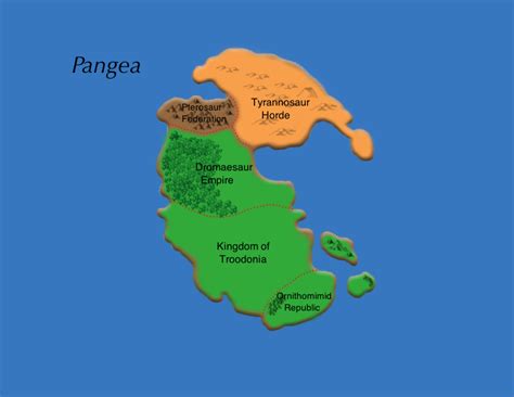Pangea Map Worldbuilding