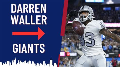 New York Giants Trade For Darren Waller Youtube