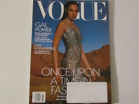 Vogue Magazine With Wonder Woman Gal Gadot Cover May 2020 Ebay