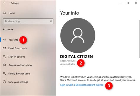 3 Ways To Tell If My Windows 10 Account Is A Microsoft Or A Local
