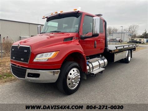 2023 International Mv Extended Cab Flatbed Rollback Tow Truck