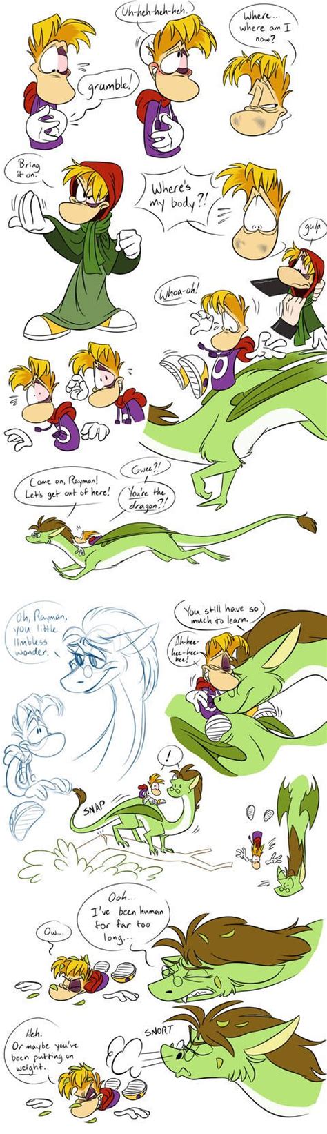 Gwee Meets Rayman Doodle Page By Earthgwee On Deviantart In 2022