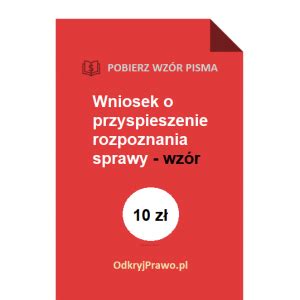 Wniosek O Przyspieszenie Wyznaczenie Przyspieszenie Wyznaczenia I