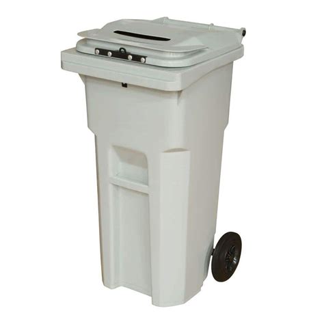 Toter 32 Gal Wheeled Trash Can Cart 025532 01grs The Home Depot