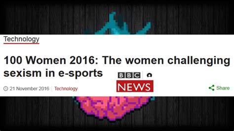 Bbcs Sexist Fight Against E Sport Sexism Mirror Youtube