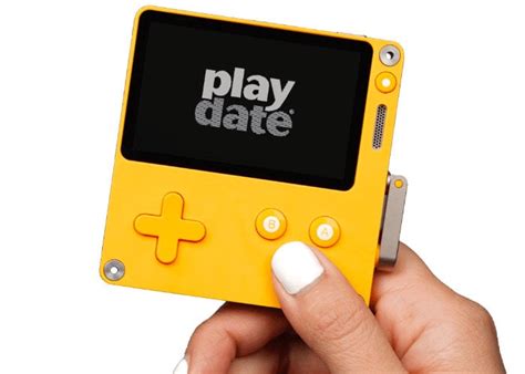 Playdate Handheld Console Features A Hand Crank Geeky Gadgets