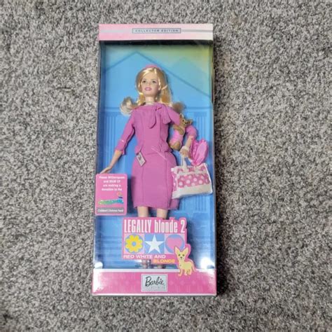 Barbie Collector Edition Legally Blonde Red White And Blonde New In Box Picclick