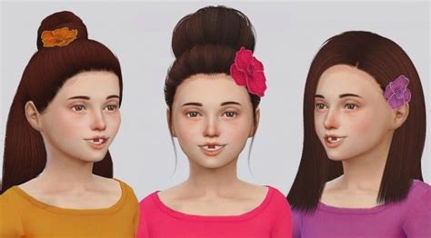 Simiracle Flowers For Kids • Sims 4 Downloads Toddler Hair Sims 4