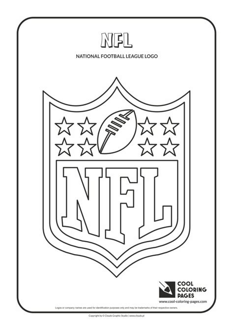 National football league coloring and printable page. Cool Coloring Pages NFL logo coloring pages - Cool ...