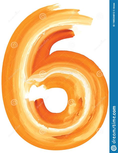 Abstract Oil Paint Number 6 Stock Vector Illustration Of Scrapbook