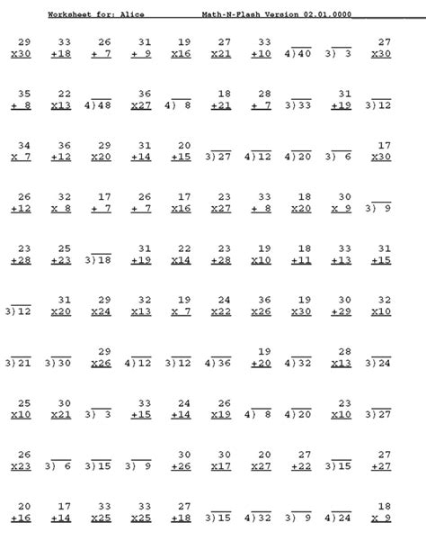 Free interactive exercises to practice online or download as pdf to print. Math Worksheets Year 7 #1