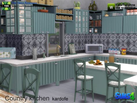 The Sims Resource Kardofecountry Kitchen
