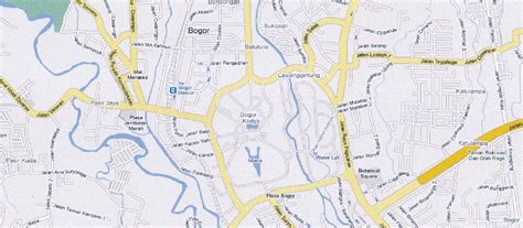 Peta Kota Bogor Malioboro