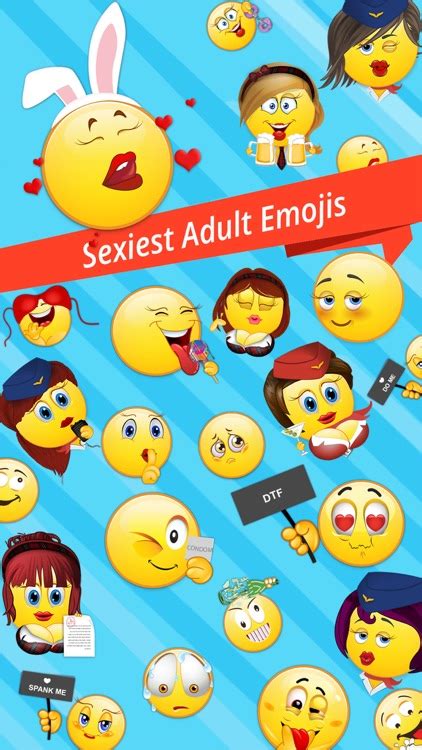 Flirtycon Adult Emoji Emoticons Stickers Icons For Flirty Sexy Hot Sex Picture