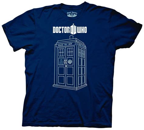 Doctor Who Tardis Vector Graphics Navy Ts Xl Ripple Junction Get Ready