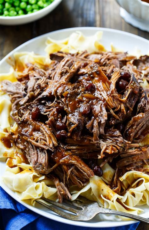 Pot roast is a braised beef dish, sometimes made with vegetables. Crock Pot Pot Roast - Spicy Southern Kitchen