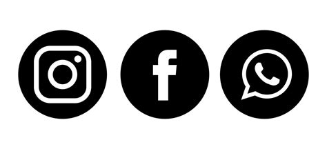 Facebook Whatsapp Instagram Iconos Y Logotipos De Aplicaciones 2557417