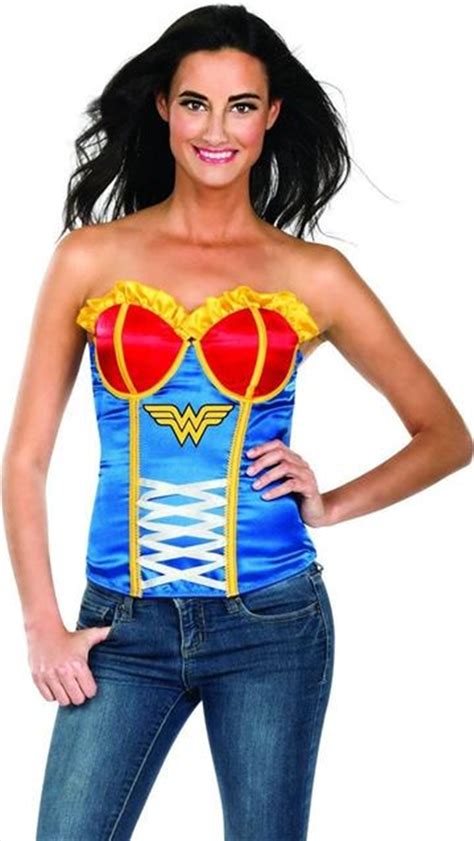 Justice League Wonder Woman Corset Size M Adult Costumes Sanity
