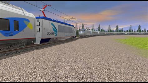 Msts Acela Express In Trainz Which Acela Express Is Better Youtube