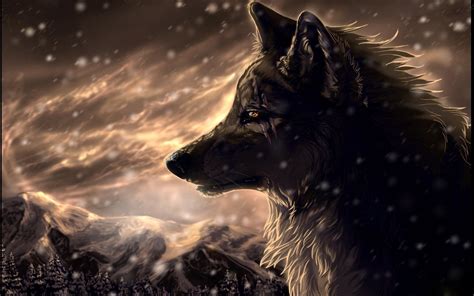 Anime Wolf Wallpapers Top Free Anime Wolf Backgrounds Wallpaperaccess