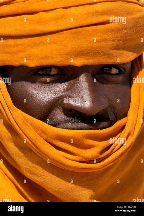 Portrait Of A Tuareg Man Tripolitania Ghadames Libya Stock Photo Alamy