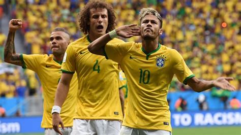world cup neymar inspires brazil to victory cnn
