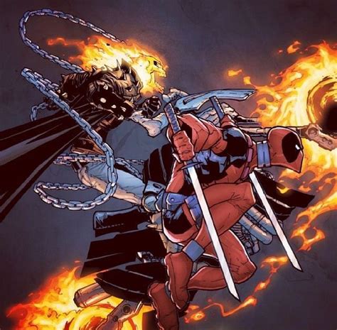 Ghost Rider And Deadpool Comics Pinterest Deadpool Comic Comic