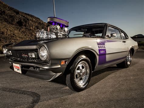 Ford Maverick Muscle Classic Hot Rod Rods Drag Racing Race