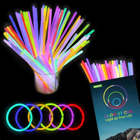 Buy Glow Sticks Bulk Party Supplies 70 Pcs 8 Inch Glowsticks With Connectors Glow In The