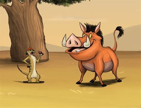 Timon And Pumbaa By Louisetheanimator On Deviantart