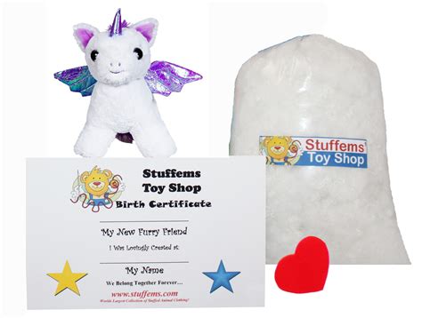 Make Your Own Stuffed Animal Mini 8 Inch Moonbeam The Pegasus Kit No