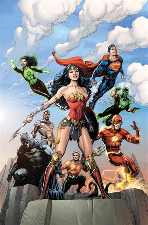 Justice League Rebirth Gary Frank Superhero Comic Dc Comics Art