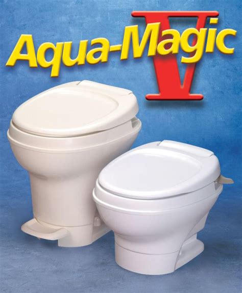 Buy Thetford 31667 Aquamagic V Hand Flush Rv Toilet High White In