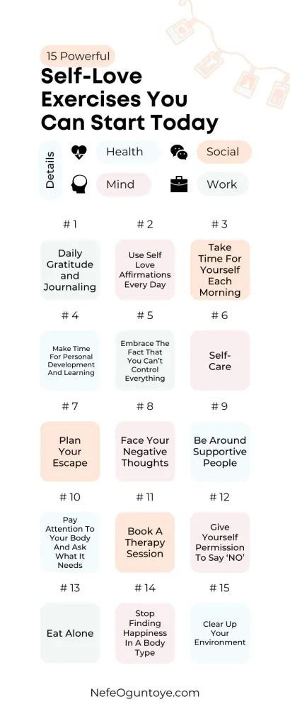 15 Powerful Self Love Exercises You Can Start Today Artofit