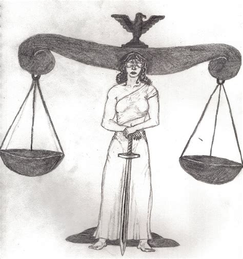 Lady Of Justice Drawing At Explore Collection Of