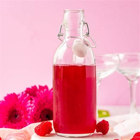 Raspberry Simple Syrup Recipe Sugar And Soul