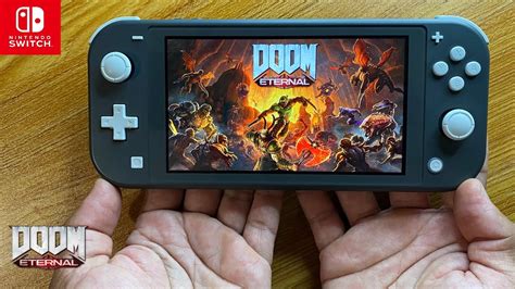 Doom Eternal Nintendo Switch Lite Gameplay Youtube