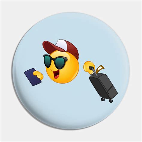 Air Traveler Emoji Emoticon Emoji Pin Teepublic