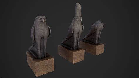 Horus Statue 3d Asset Cgtrader