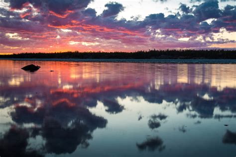 Angiensca Nubbsgalore Sunset In The Northwest Territories
