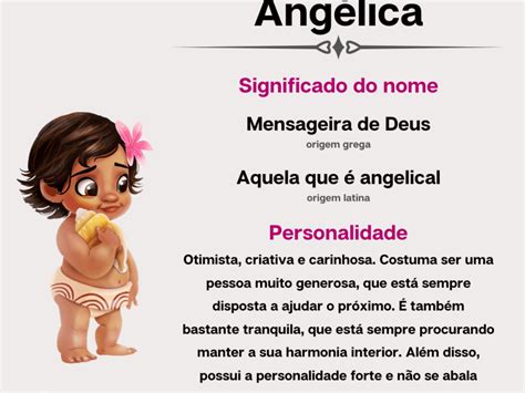 Principal 79 images personalidade do nome angélica br thptnganamst