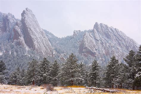 Flatirons From The South Boulder Colorado Photograph By James Bo