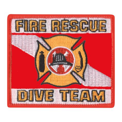 Fire Rescue Dive Team Premier Emblem Manufactures Emblems Insignia