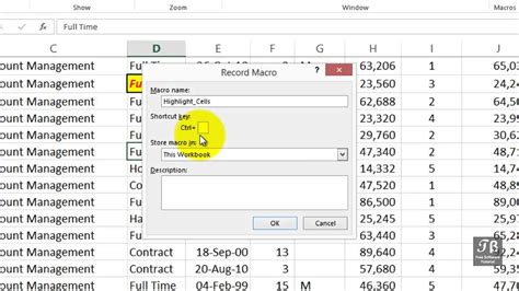 Creating Simple Excel Macro Excel 2013 Beginners Tutorial Youtube