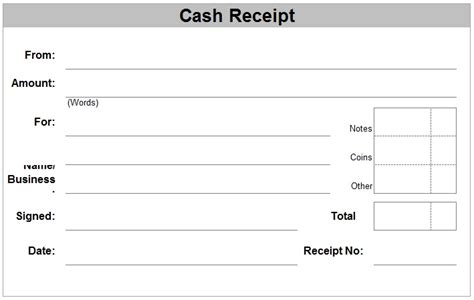 Money Transfer Receipt Template Printable Receipt Template